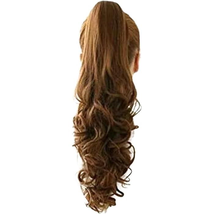 DILLARDS Ponytail Extension Del Ponytail Wavy - Brown - Image 1
